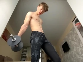 Boy next Door & make his Big Dick Explode Wth Ton of Cum after Workout / Monster Cock / Domination /