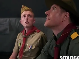 Scout Richie Got Anal Training From Master Wolf in Bootcamp